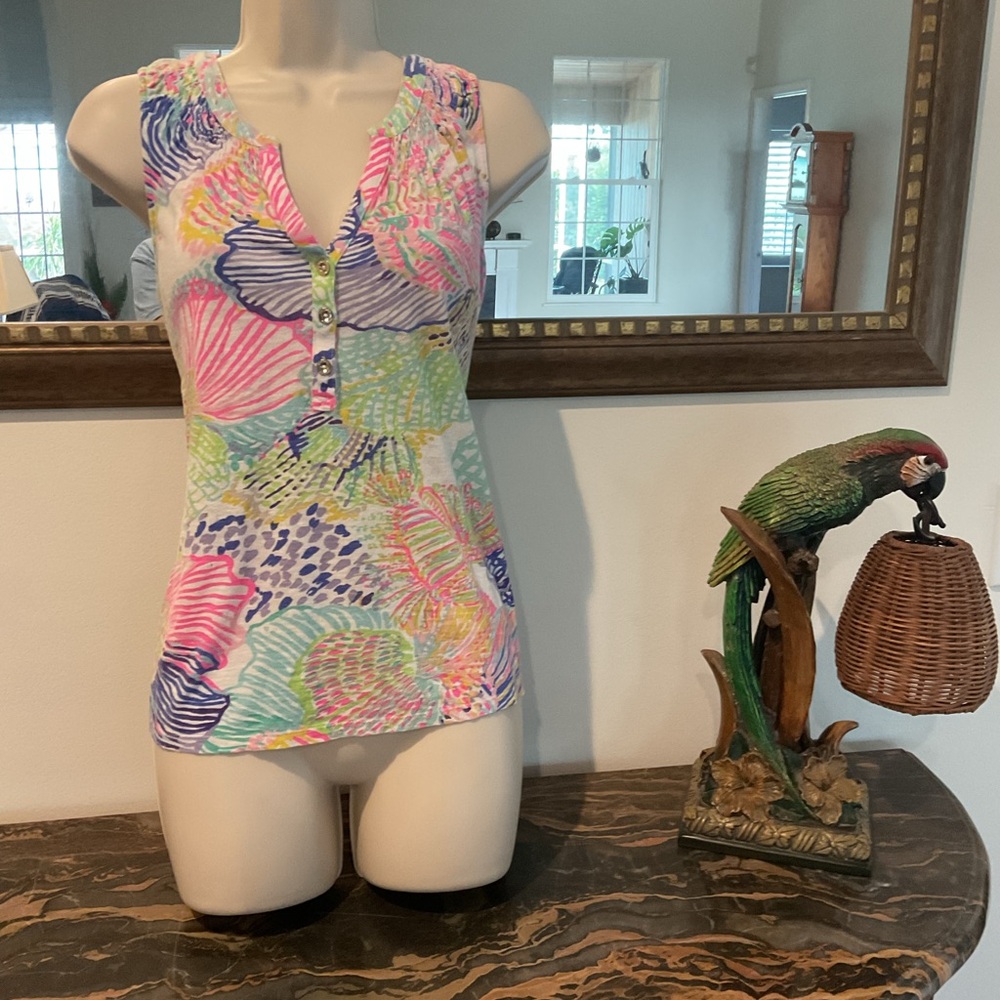 Lilly Pulitzer Multicolor Sleeveless Top